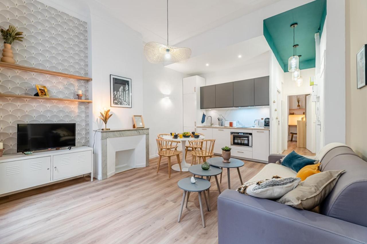T3 Tout Confort, Moderne, En Centre Ville Marseille Eksteriør bilde